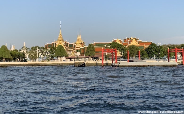 The Grand Palace seen from the river